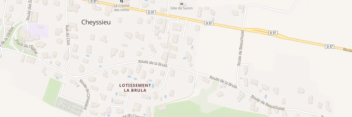 Plan du 531 Rte de la Brula à Cheyssieu