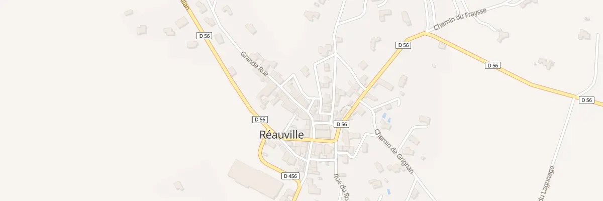 Plan du 30 Rue Grand Rue à Réauville