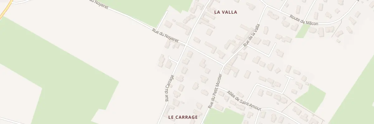 Plan du 33 Rue du Carrage à Grièges