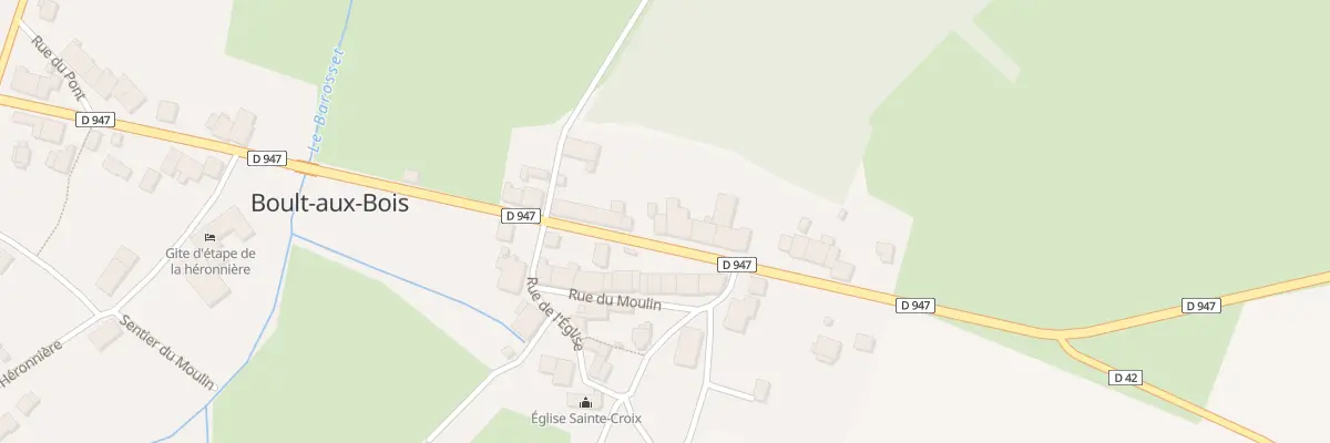 Plan du 9 Rue de la Cadetiere à Boult-aux-Bois