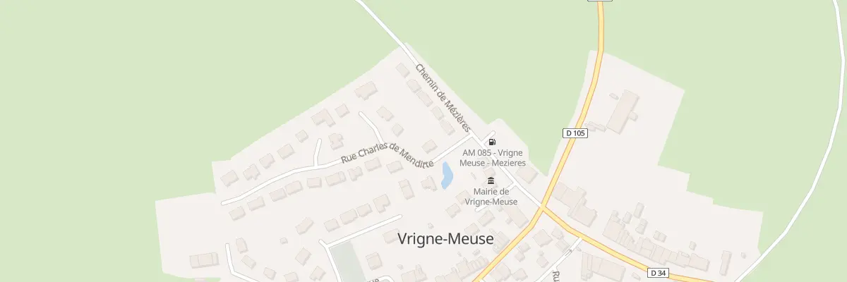 Plan du 2 Rue Charles de Menditte à Vrigne-Meuse