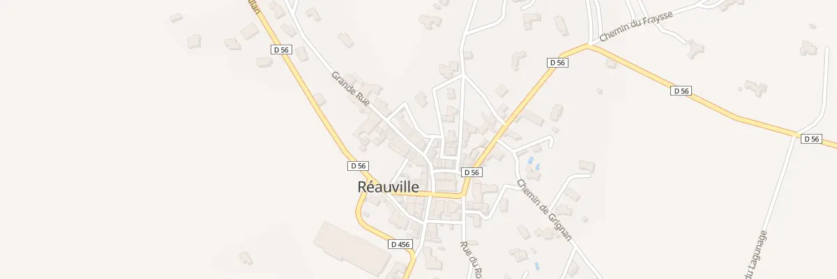Plan du 30 Rue Grand Rue à Réauville