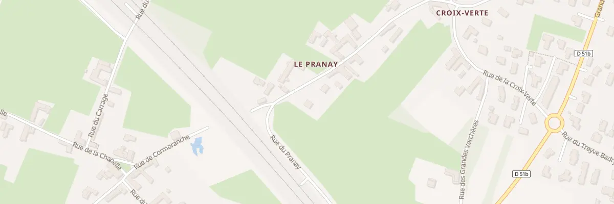 Plan du 305 Rue du Pranay à Grièges