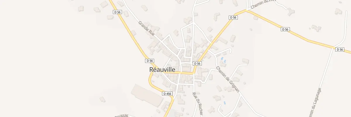 Plan du 15 Rue Grand Rue à Réauville