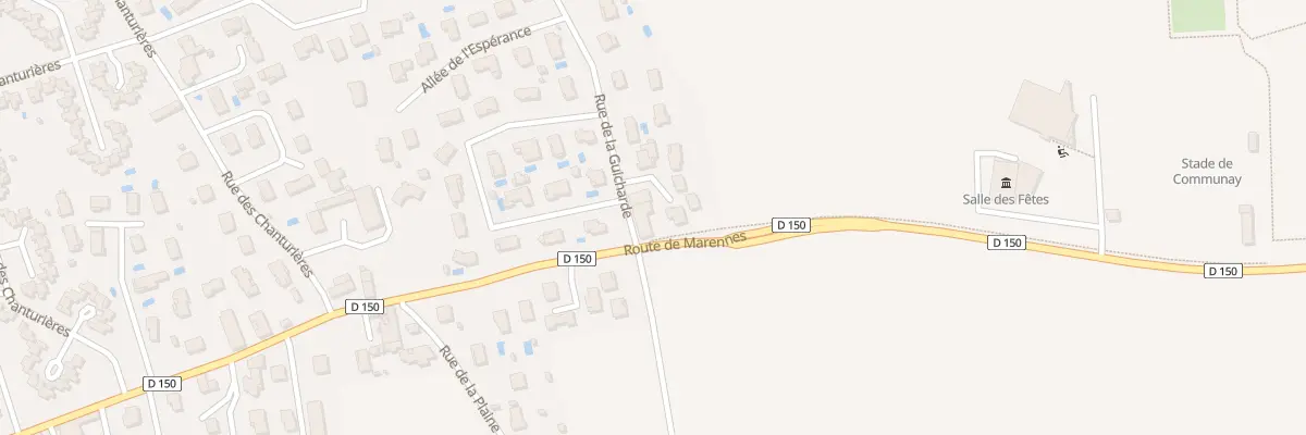 Plan du 51 Rte de Marennes à Communay