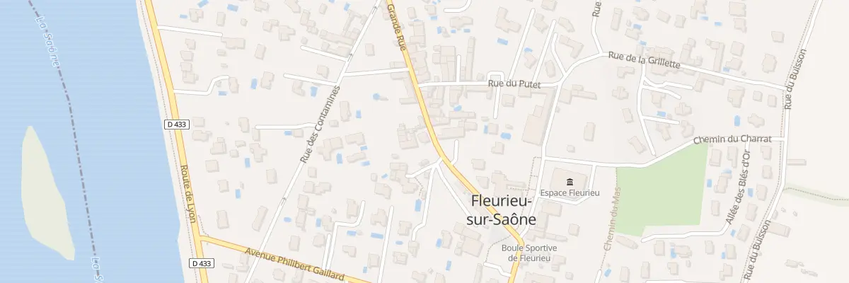 Plan du 24 Grande Rue à Fleurieu-sur-Saône