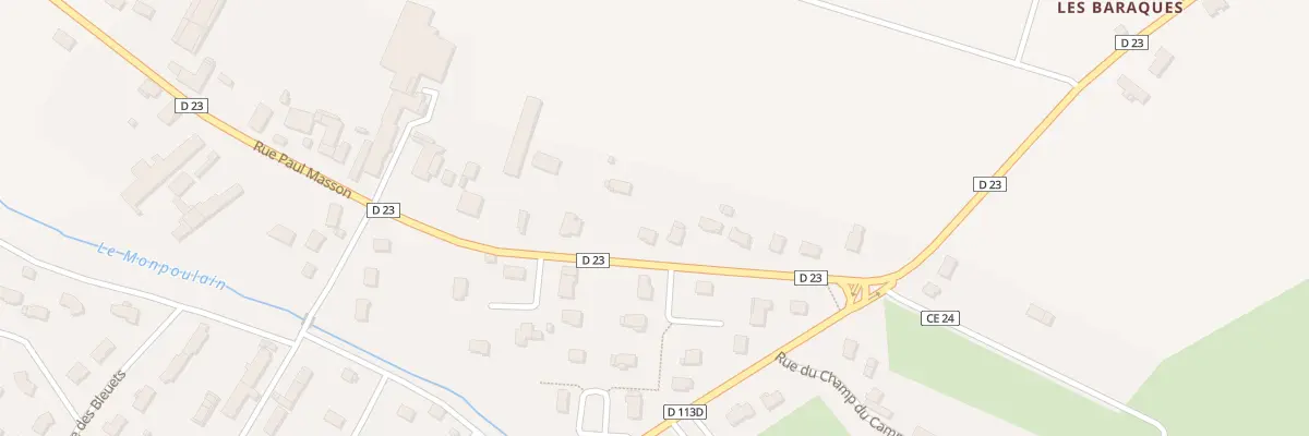 Plan du 39 Rue Paul Masson à Merceuil