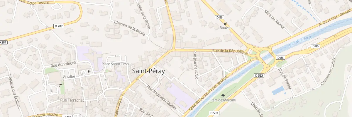 Plan du 33 Rue de la République à Saint-Péray