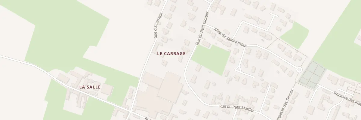 Plan du 411 Imp du Colombier à Grièges