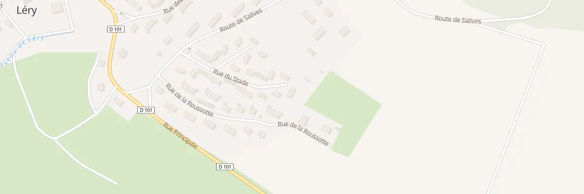 Plan du 40 Rue du Stade à Léry