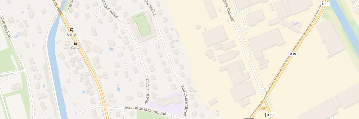 Plan du 14 Rue Louise Michel à Champforgeuil