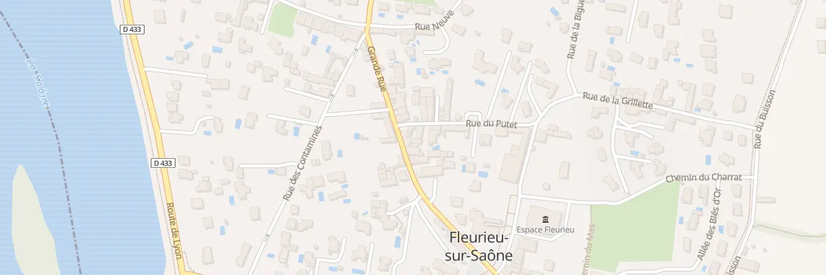 Plan du 2 Rue du Putet à Fleurieu-sur-Saône
