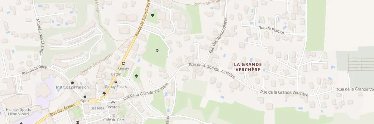 Plan du 237 Rue de la Grande Verchère à Genay