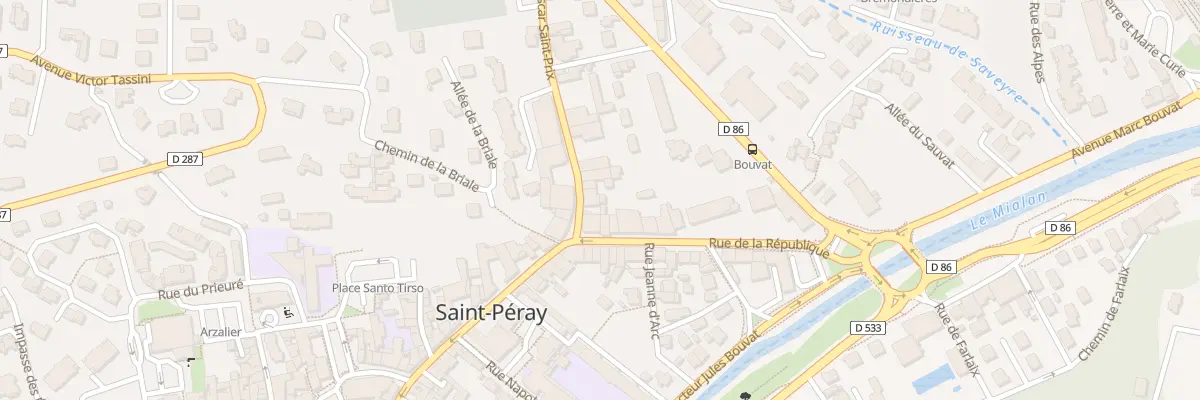 Plan du 8 Rue Oscar Saint-Prix à Saint-Péray