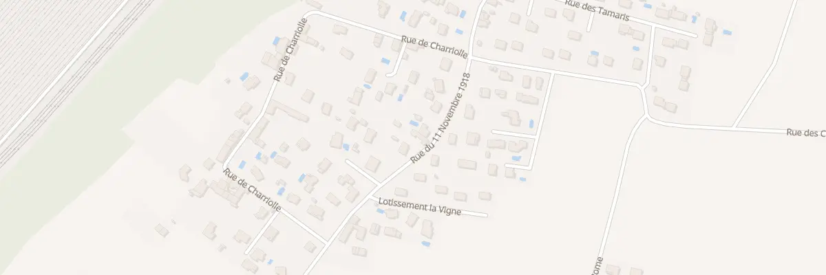 Plan du 537 Rue du Onze Novembre 1918 à Solaize