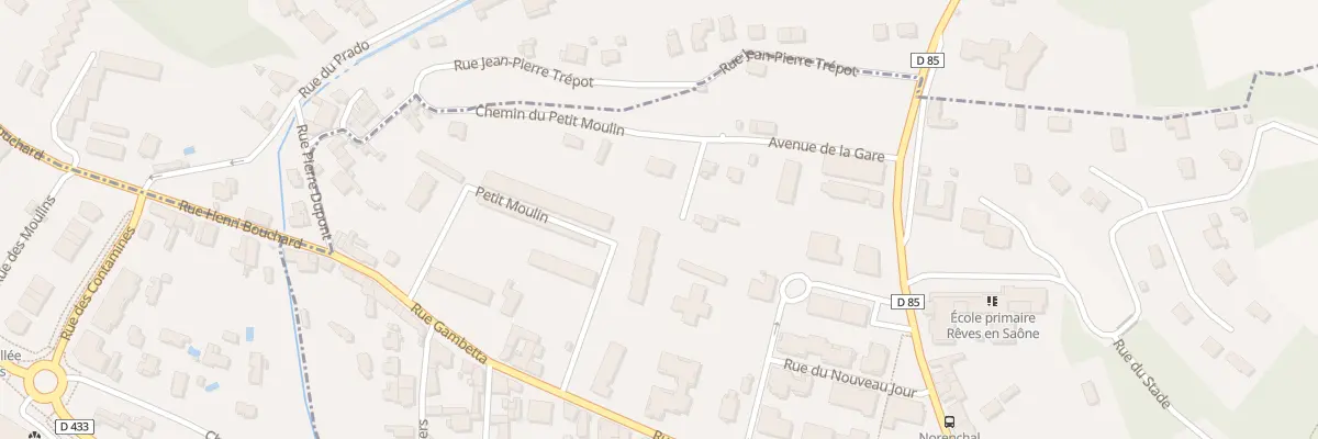 Plan du 19 Rue Gambetta à Fontaines-sur-Saône