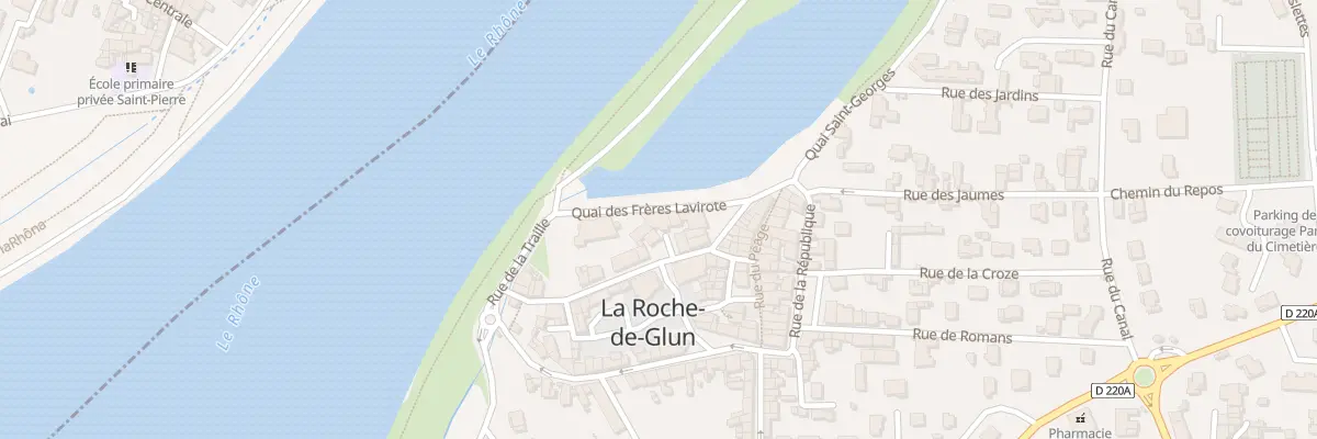 Plan du 3 Gr Grand Rue à La Roche-de-Glun