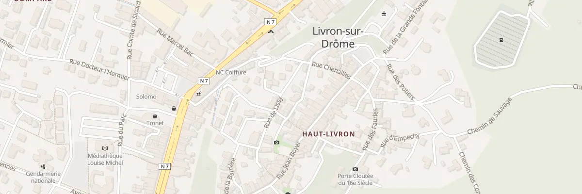 Plan du 6 Rue des jardins à Livron-sur-Drôme