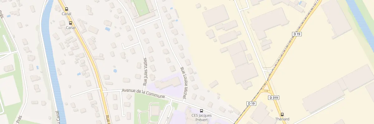 Plan du 8 Rue Louise Michel à Champforgeuil
