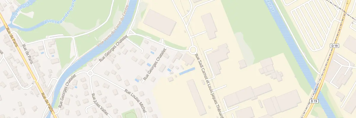 Plan du 22 Rue Georges Chatelet à Champforgeuil