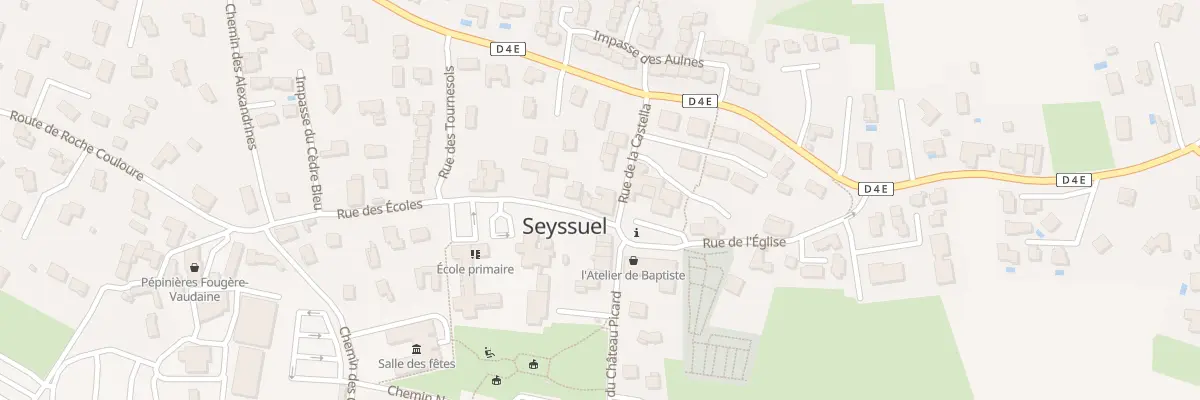 Plan du 12 Rue de la Castella à Seyssuel