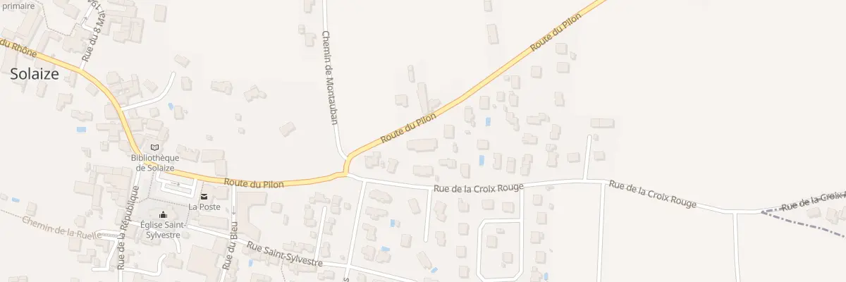 Plan du 282 Rte du Pilon à Solaize