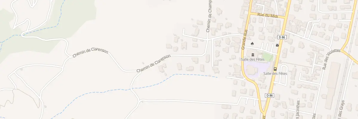Plan du 17B Che de Clarenson à Cornas
