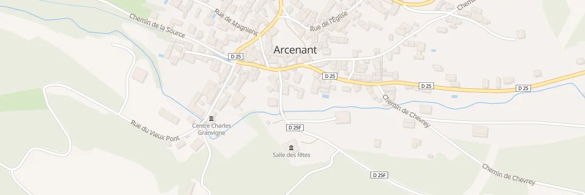 Plan du 5051 Rue de Beaune à Arcenant