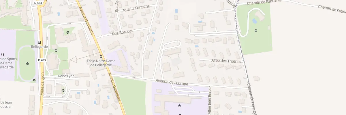 Plan du 13 Av de l’Europe à Neuville-sur-Saône