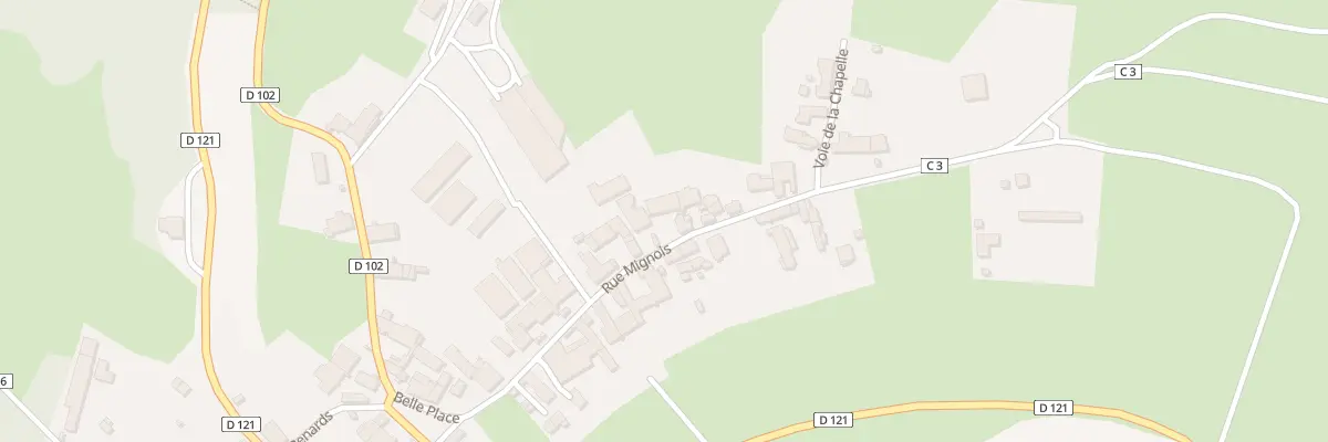 Plan du 13 Rue Mignois à Saint-Broing-les-Moines