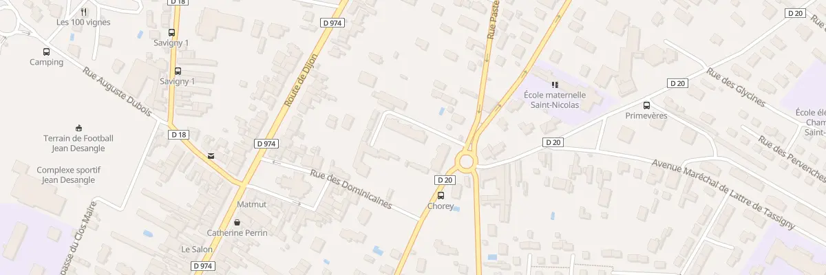 Plan du 35 Rue de Chorey à Beaune
