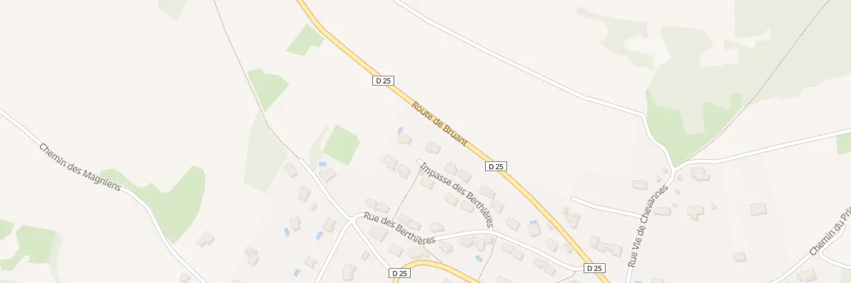 Plan du 5205 Imp des Berthières à Arcenant
