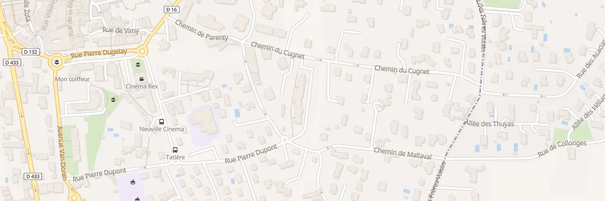 Plan du 17 Che de Parenty à Neuville-sur-Saône