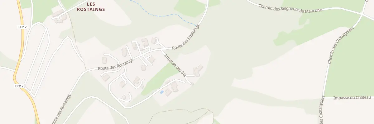 Plan du 5391 Les Rostaings à Beausemblant