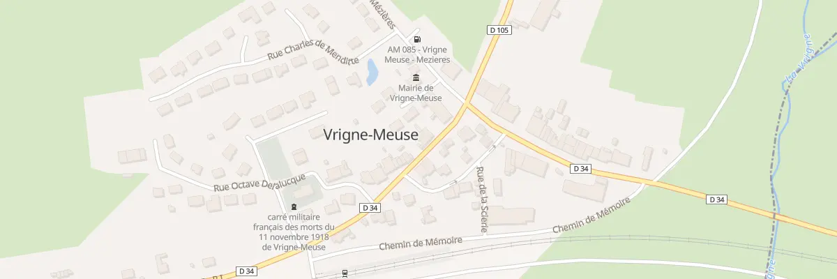 Plan du 6 Rue du 415 E Ri à Vrigne-Meuse