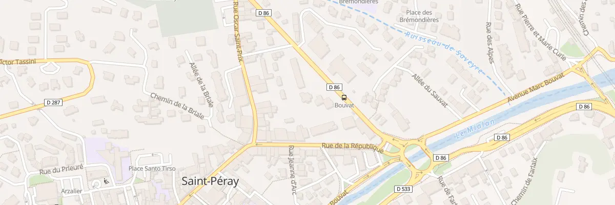 Plan du 10 Rue de la République à Saint-Péray