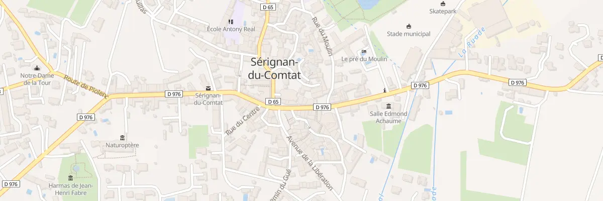 Plan du 3 Crs Joël Estève à Sérignan-du-Comtat