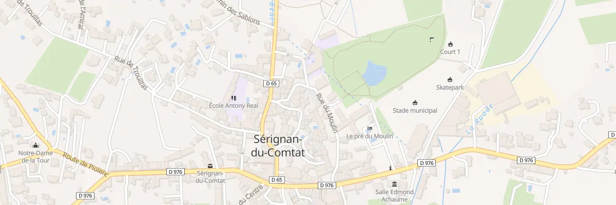 Plan du 3 Pl de la Vielle à Sérignan-du-Comtat