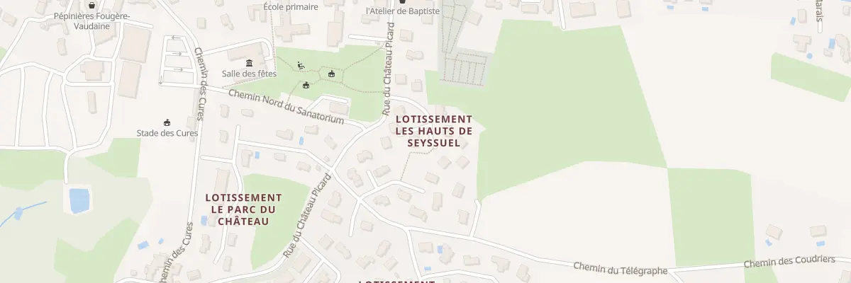 Plan du 5000 Lot Les Hauts de Seyssuel à Seyssuel