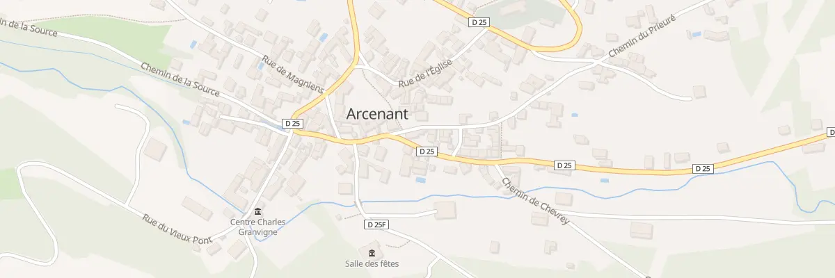 Plan du 5059 Rue Basse à Arcenant