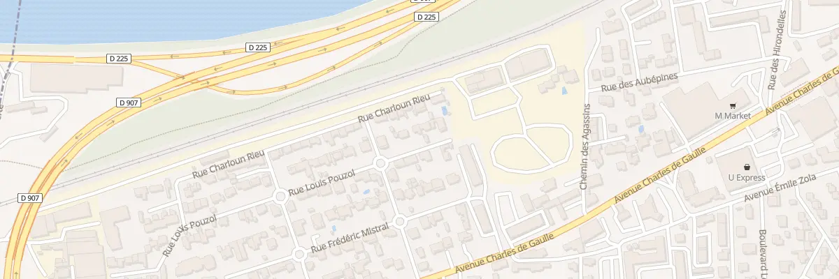Plan du 5 Rue Louis Pouzol au Pontet