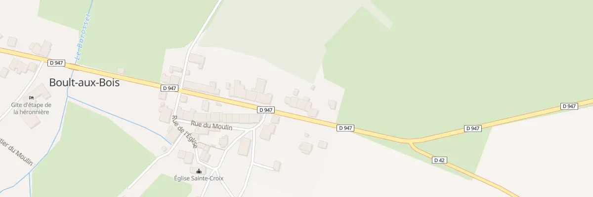Plan du 17 Rue de la Cadetiere à Boult-aux-Bois