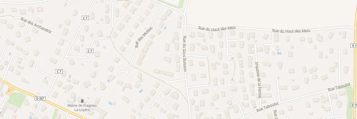 Plan du 3 Rue du Gros Buisson à Fragnes-La Loyère