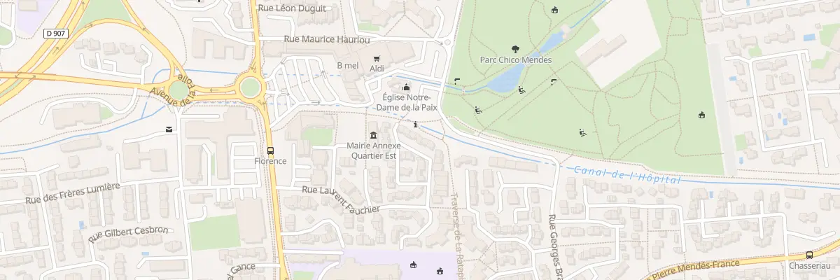 Plan du 40 Rue Auguste Chabaud à Avignon