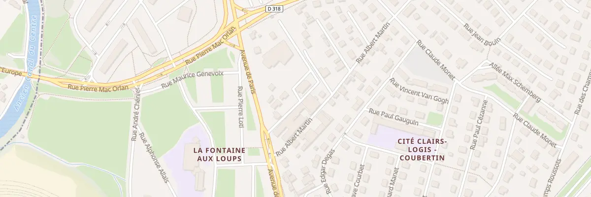 Plan du 230 Av de Paris à Chalon-sur-Saône