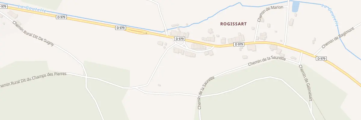 Plan du 8 Rogissart à Gespunsart
