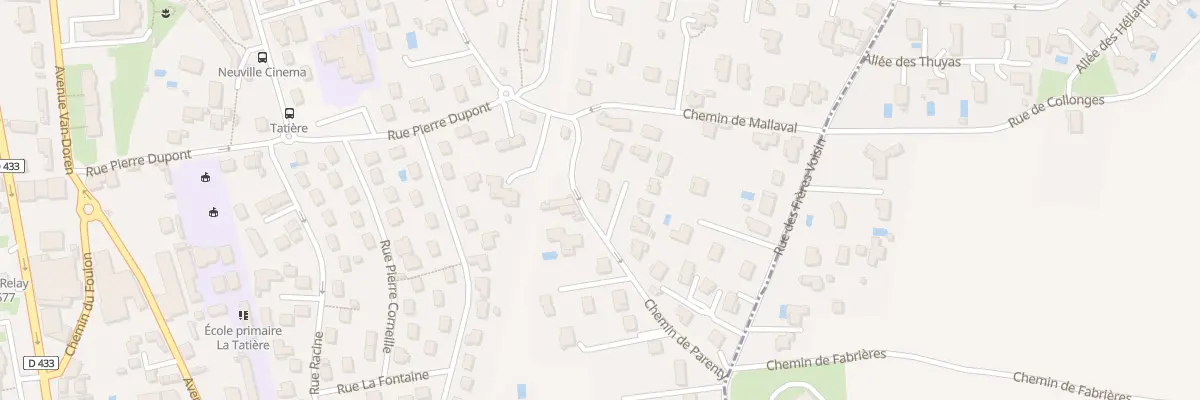 Plan du 19T Che de Parenty à Neuville-sur-Saône