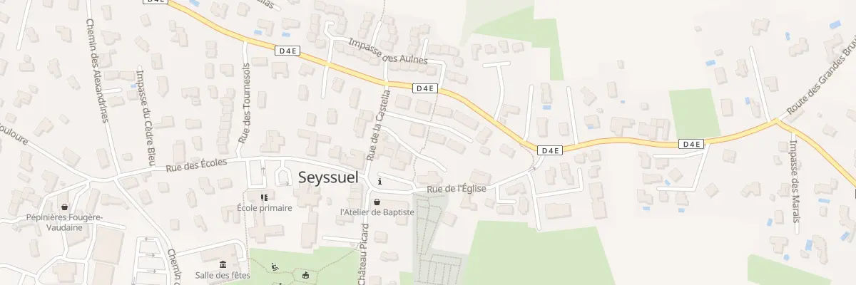 Plan du 75 Rue de la Castella à Seyssuel