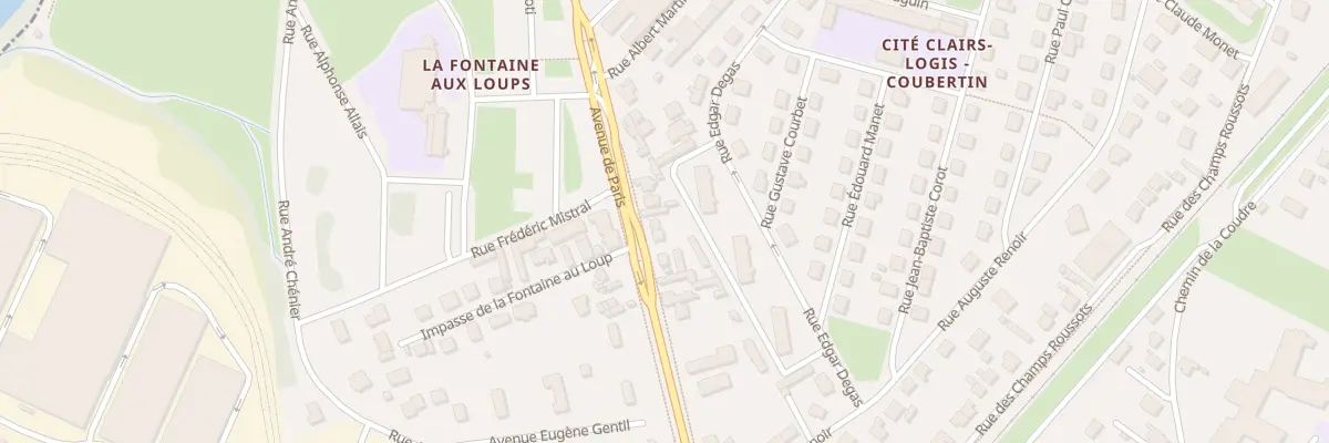 Plan du 208 Av de Paris à Chalon-sur-Saône