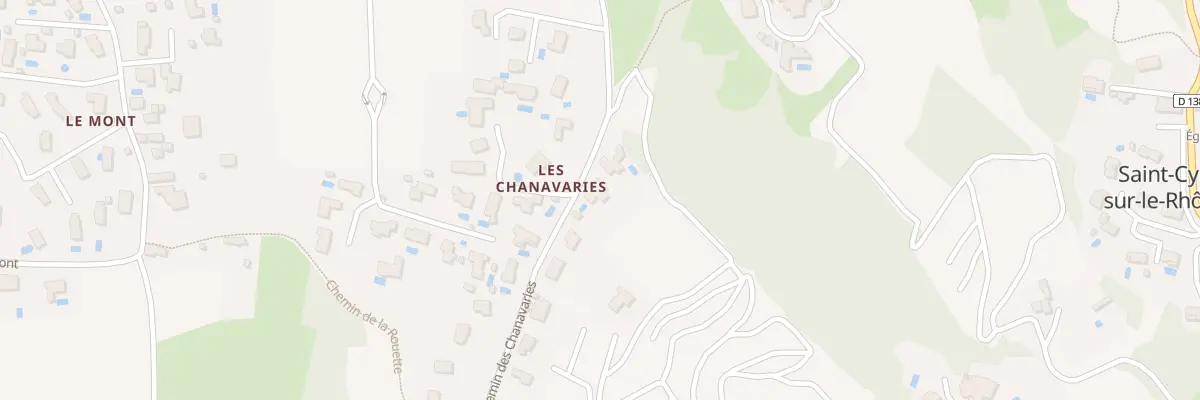 Plan du 379 Che des Chanavaries à Saint-Cyr-sur-le-Rhône